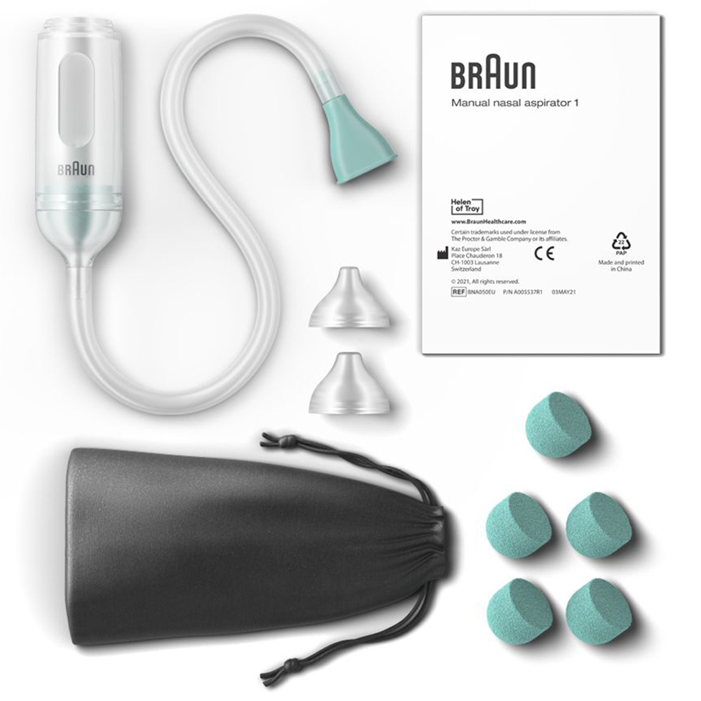 Braun Manual Nasal Aspirator Refills Only - 20pcs