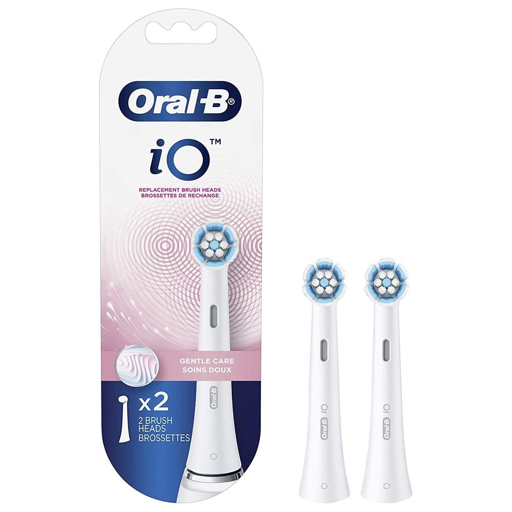 Oral B - Gentle Care iO Replacement Brush Heads - White