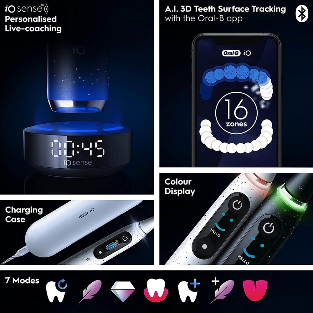 Oral B - IO Series 10 Electric Toothbrush - Cosmic Black