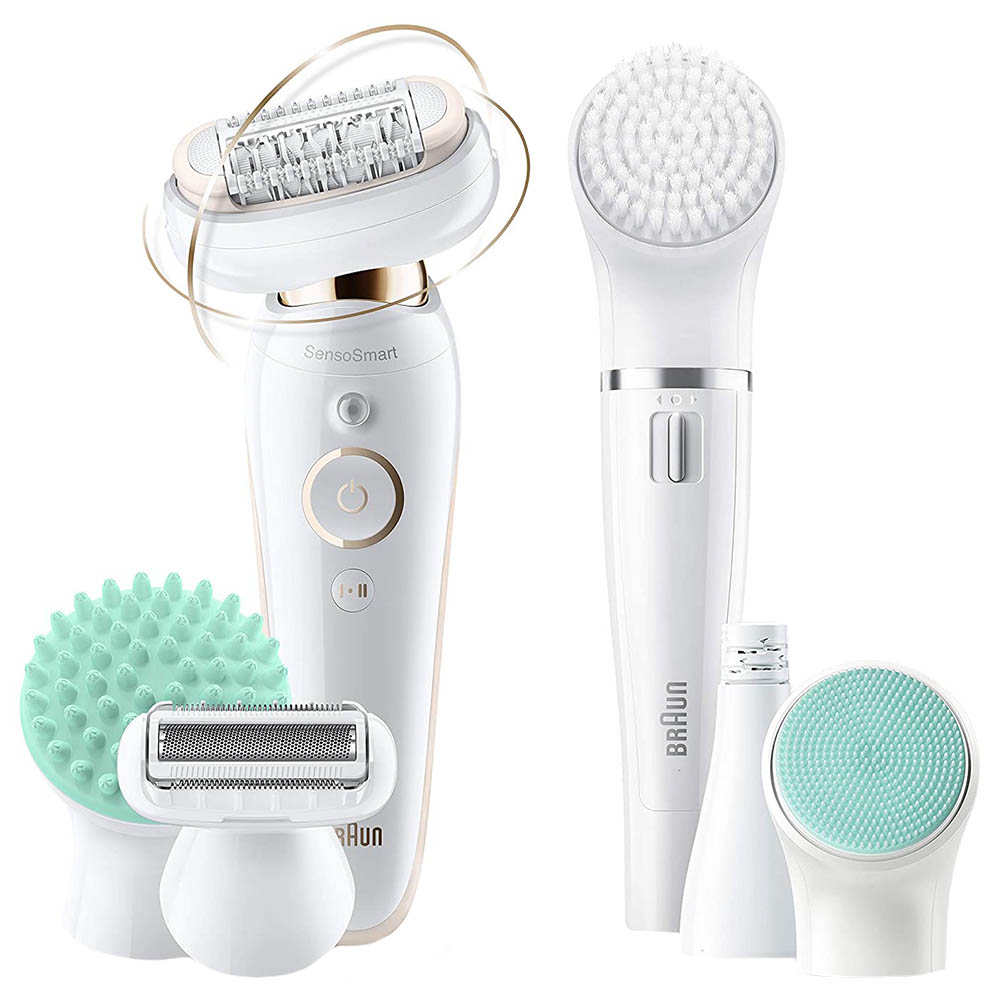 Braun - Epilierer "Silk-épil SES 9300 3D BS" in Weiß