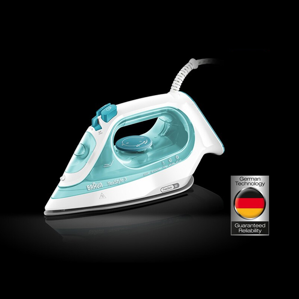 Braun SI 3041 GR Text Style Steam - Green