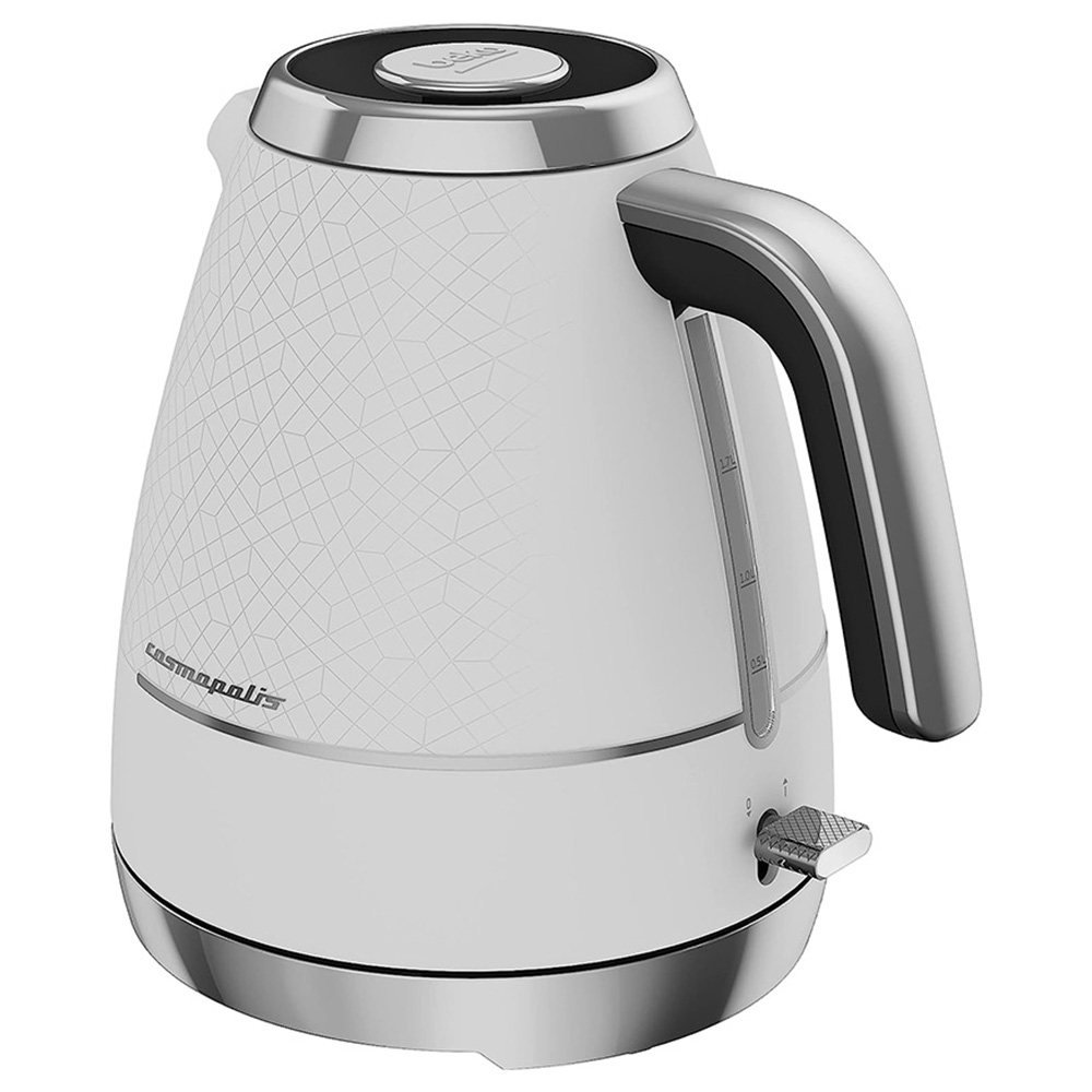 Beko Retro Cosmopolis Electric Kettle - White Chrome - 1.7L