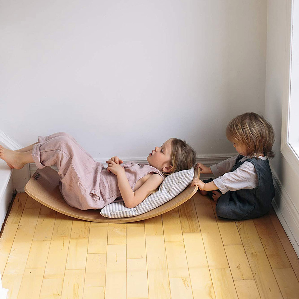Lovely Baby - Wooden Balance Board - Dark Grey