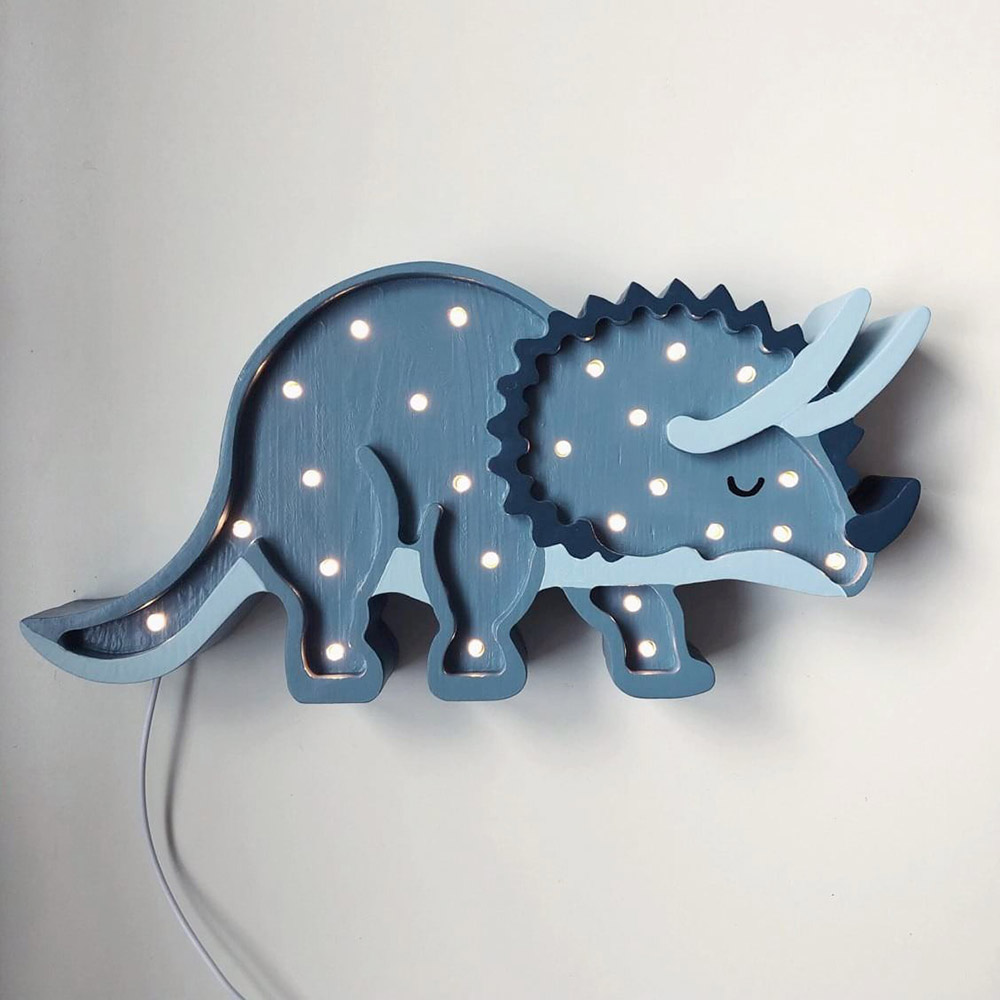 Lovely Baby - Little Lights - Triceratops - Blue