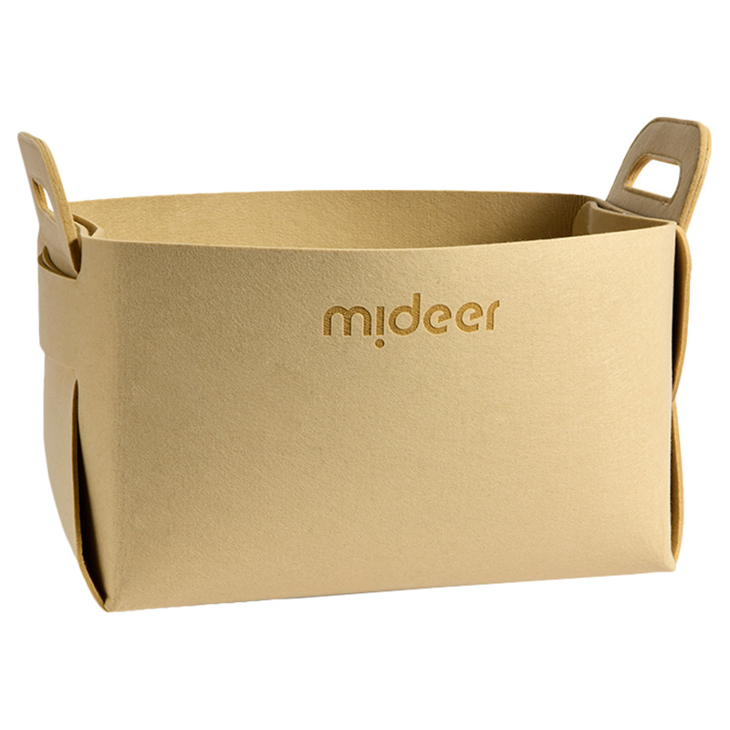 Mideer - Toys Fabric Basket - Beige
