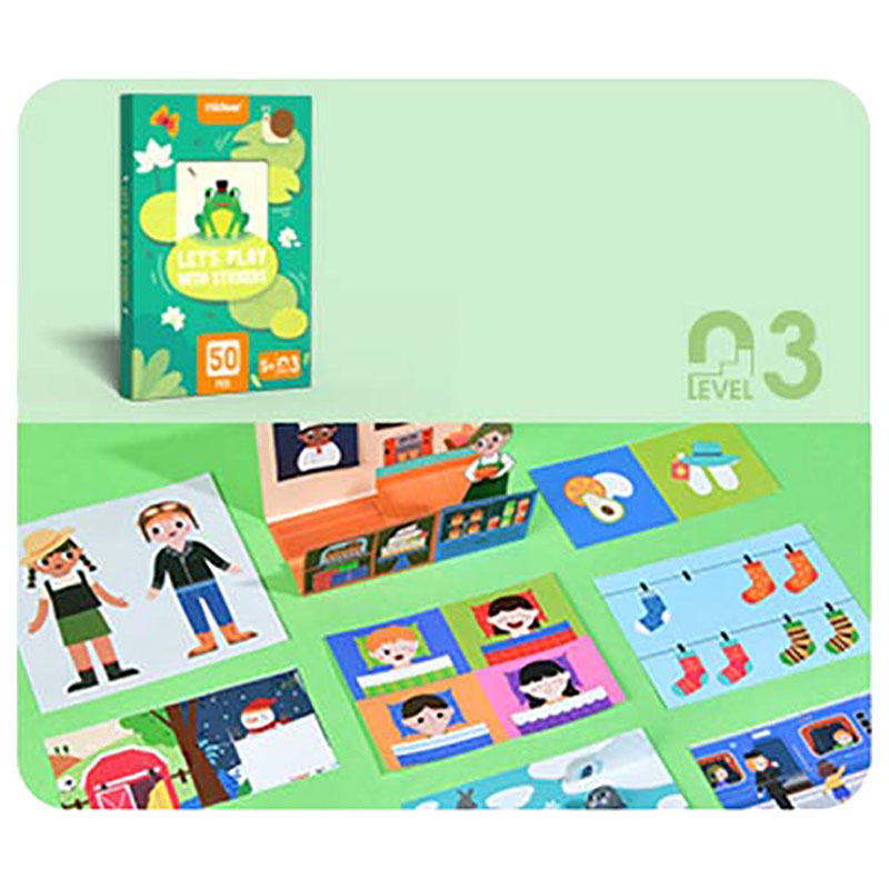 Mideer - Let's Play with Stickers - Level 3
