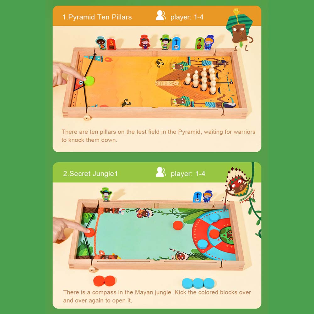 Mideer - 10-in-1 Carrom Board Game