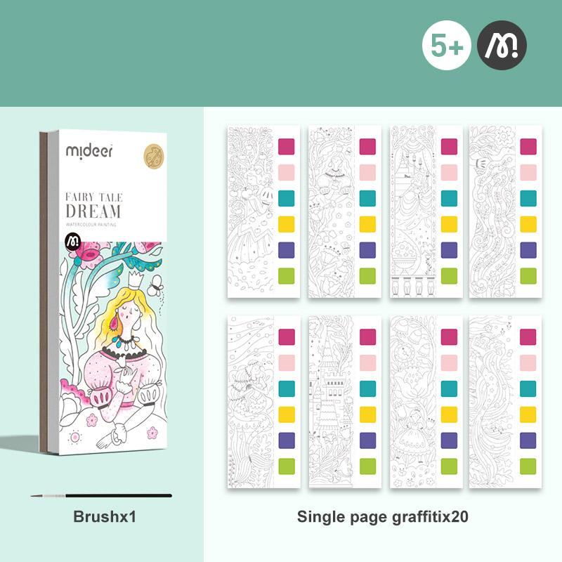Mideer - Paint with Water Booklet - Fairy Tale Dream