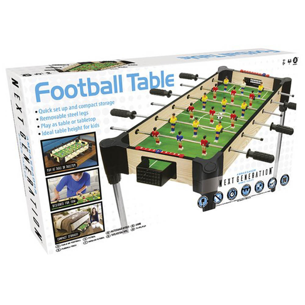 MA - 27" Wood Tabletop Football With Elevated Surface