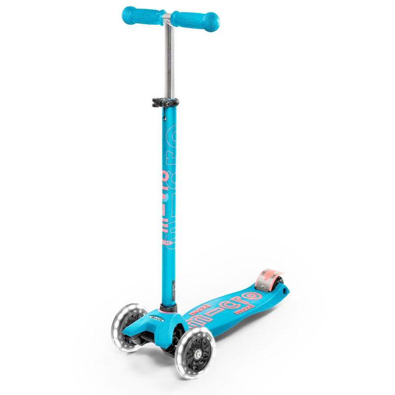 Maxi Micro - Deluxe Scooter LED - Aqua