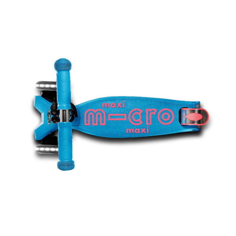 Maxi Micro - Deluxe Scooter LED - Aqua