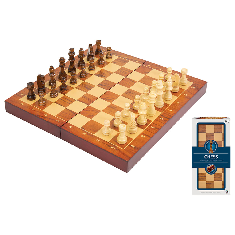 Merchant Ambassador - Folding Wood Chess Set