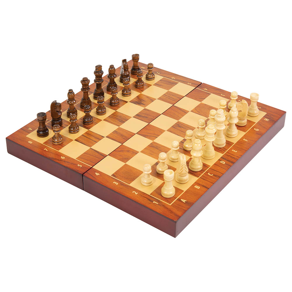 Merchant Ambassador - Folding Wood Chess Set