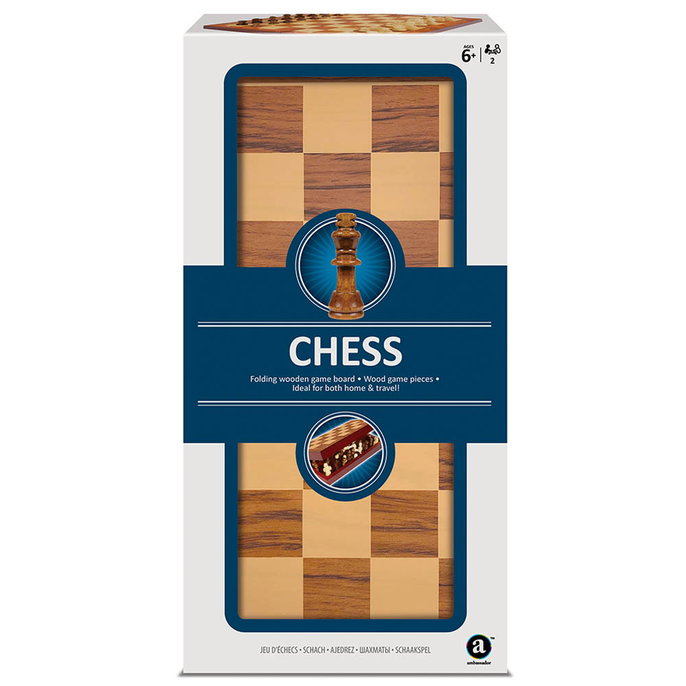 Merchant Ambassador - Folding Wood Chess Set