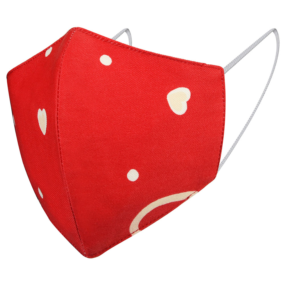 ProMax - Protective 3-Layered Reusable Face Mask - Hearts