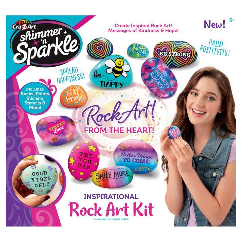 Shimmer 'N Sparkle - Inspirational Rock Art