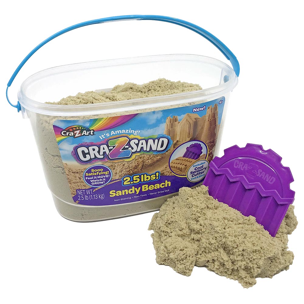 Cra-Z-Art - Cra-Z-Sand Sandy Beach Modeling Sand with Accessories