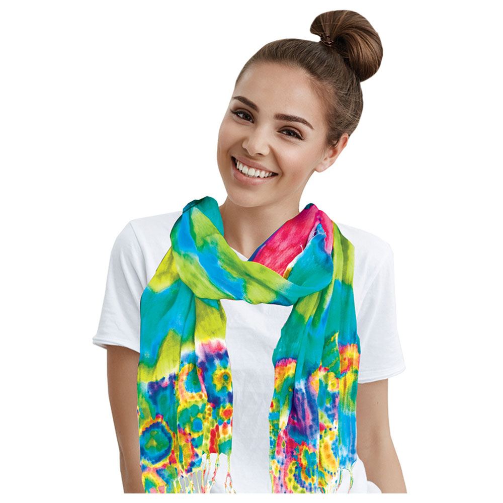 Diamant Toys - Tie-Dye Fashion Time DIY Set - Cool Scarf