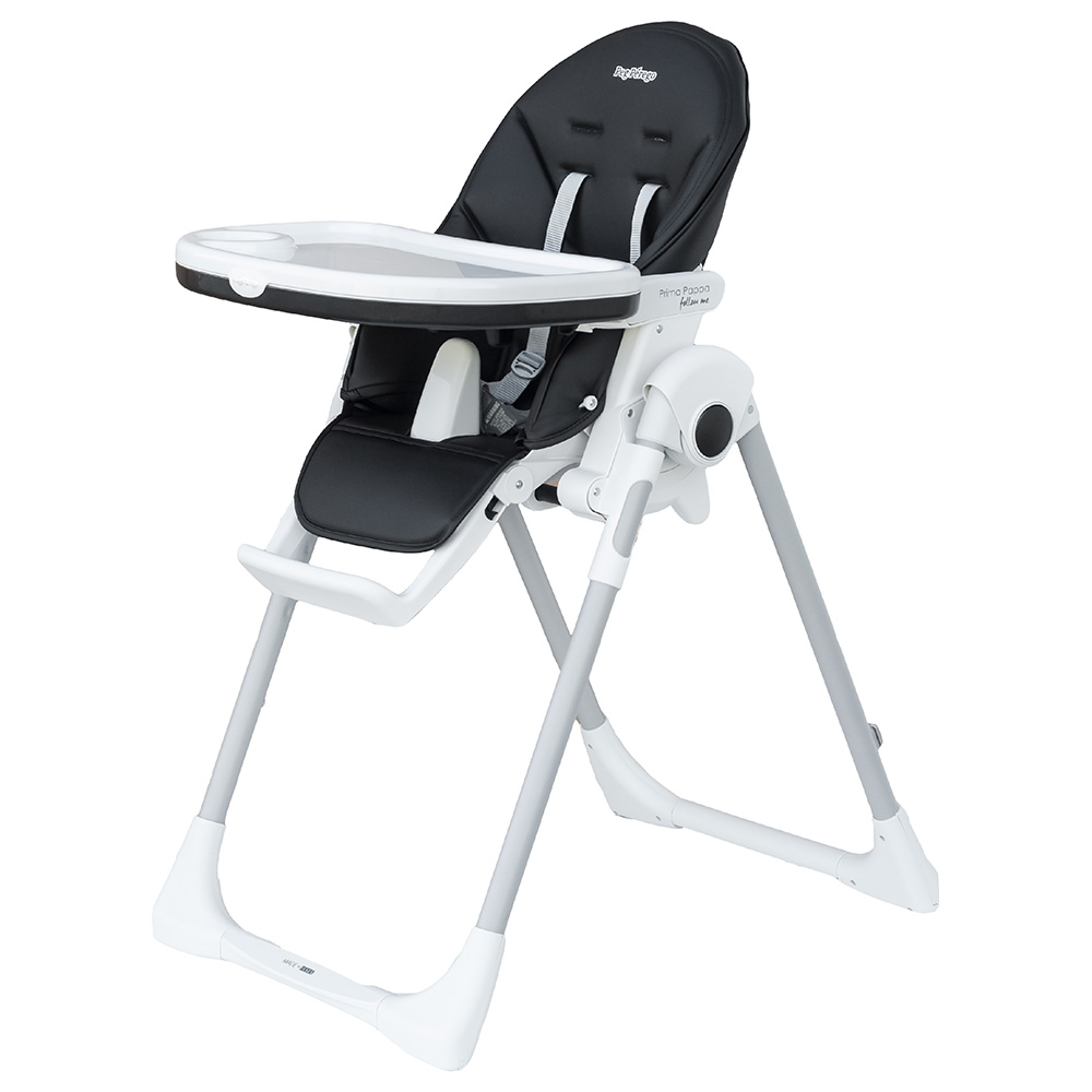 Peg Perego Prima Pappa Follow Me Licorice Highchair-Black