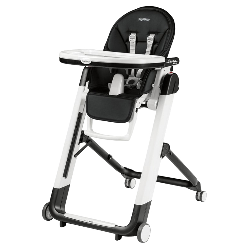 Peg Perego Siesta Follow Me Licorice Highchair - Black