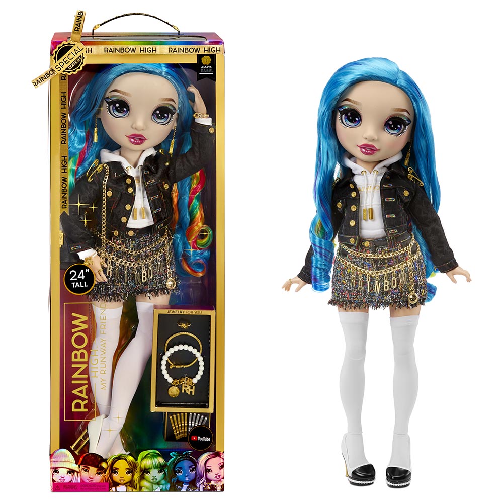 Rainbow High - My Runway Friend Amaya Raine with 25+ Accessories