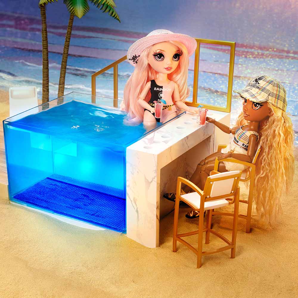 Rainbow High - Color Change Pool & Beach Playset