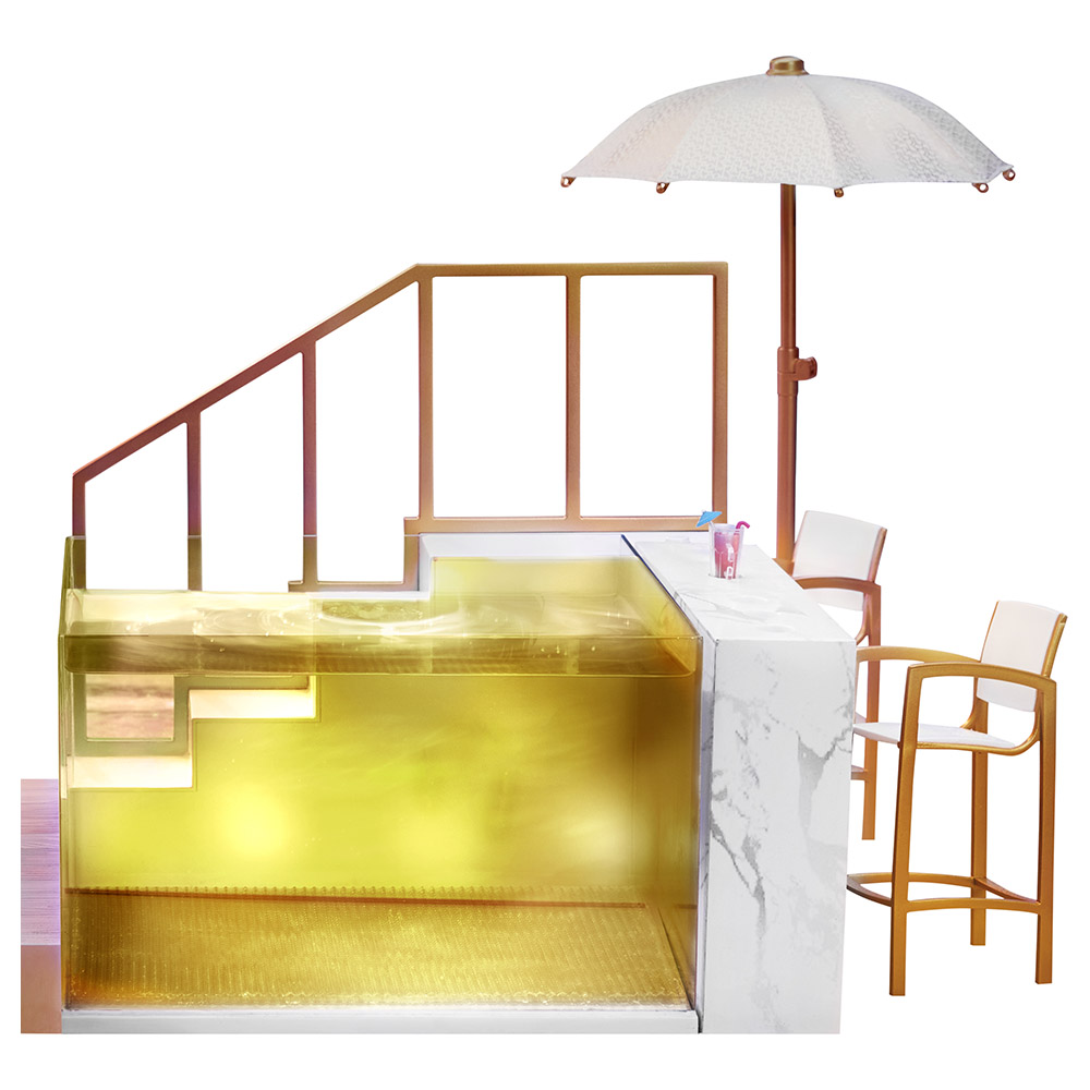 Rainbow High - Color Change Pool & Beach Playset