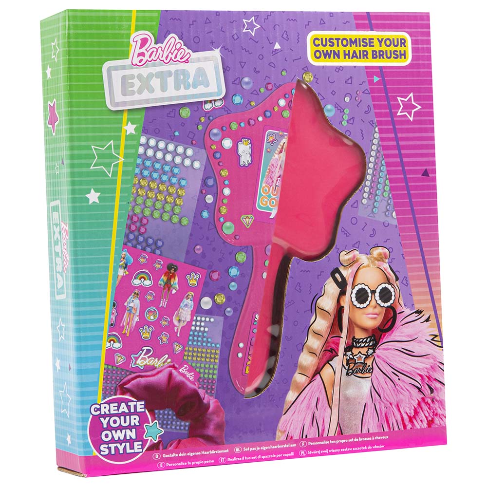 Barbie - Extra Customise Your Own Hair Brush Craft Kit