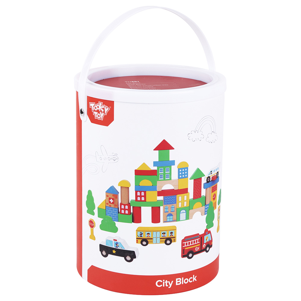 Tooky Toy - Wooden City Block