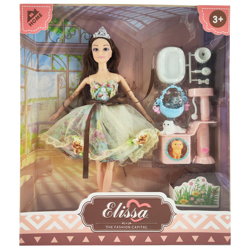 Elissa - Home Deluxe Collection Doll - 11.5-inch - Style IV