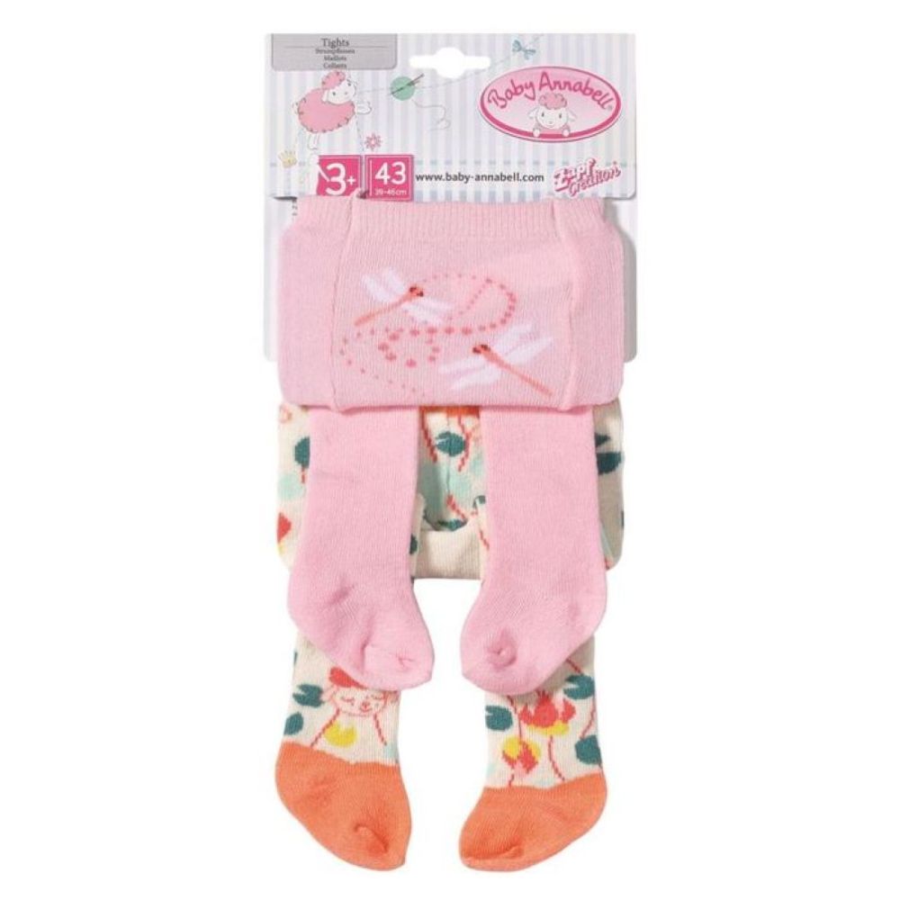 Baby Annabell - Dolls Tights Pack of 2- Assorted 1pc