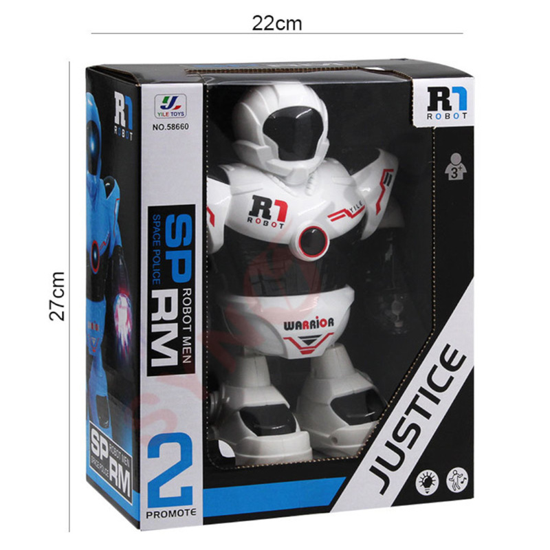 Haj - Robot With Light & Music - Assorted 1pc