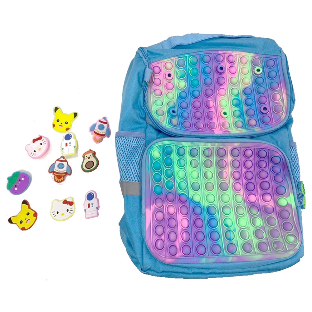 HAJ - Pop it Kids School Bag - Blue
