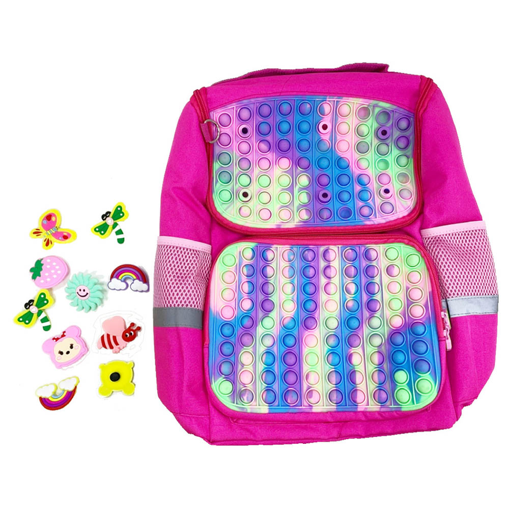 HAJ - Pop it Kids School Bag - Pink