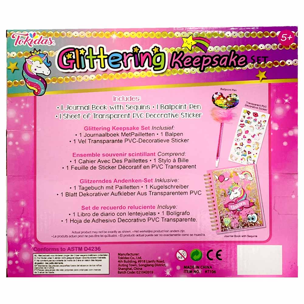 Tokidas - Girls Glittering Keepsake Set