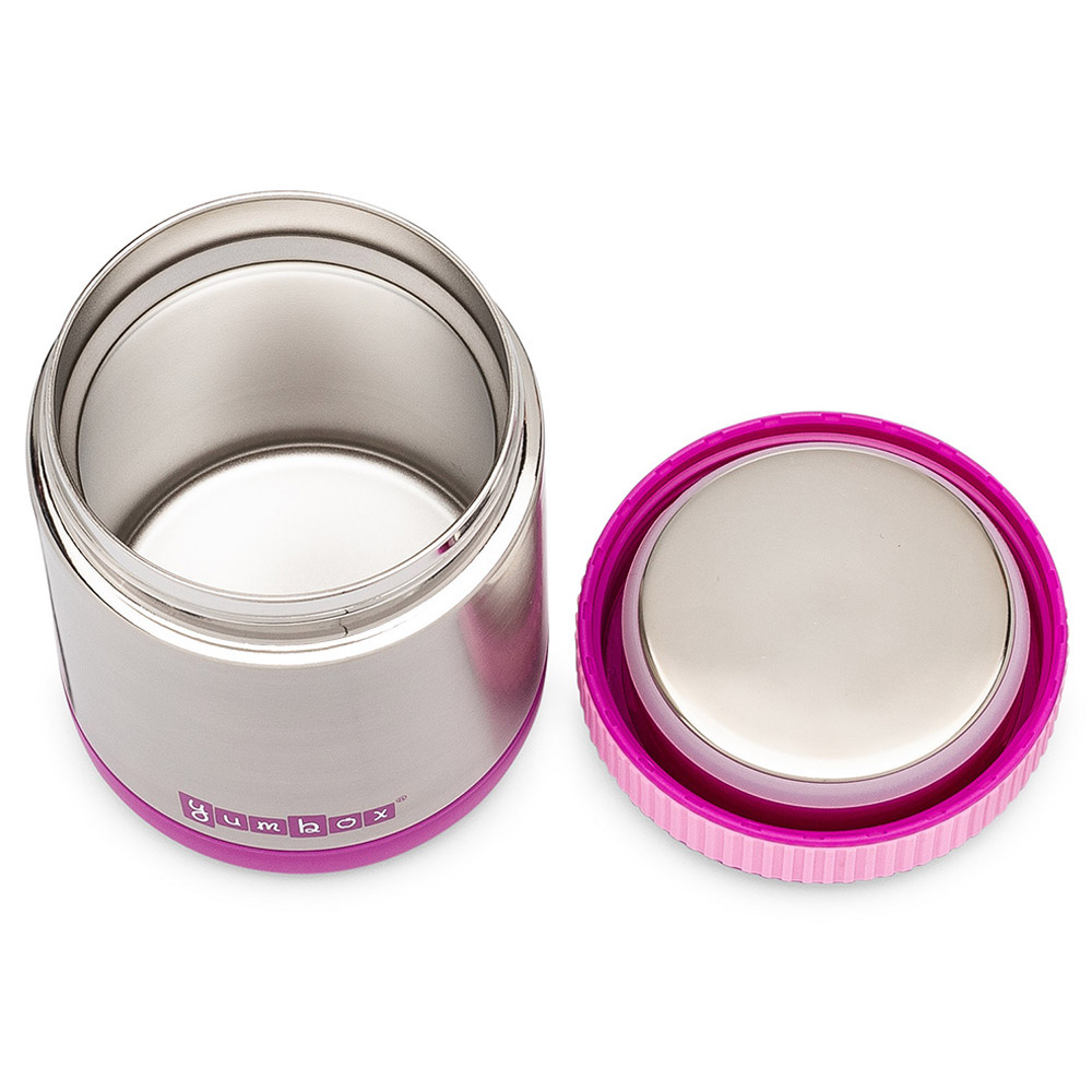 Yumbox Zuppa Jar Thermal Jar with Spoon Combo 414ml - Bijoux Purple
