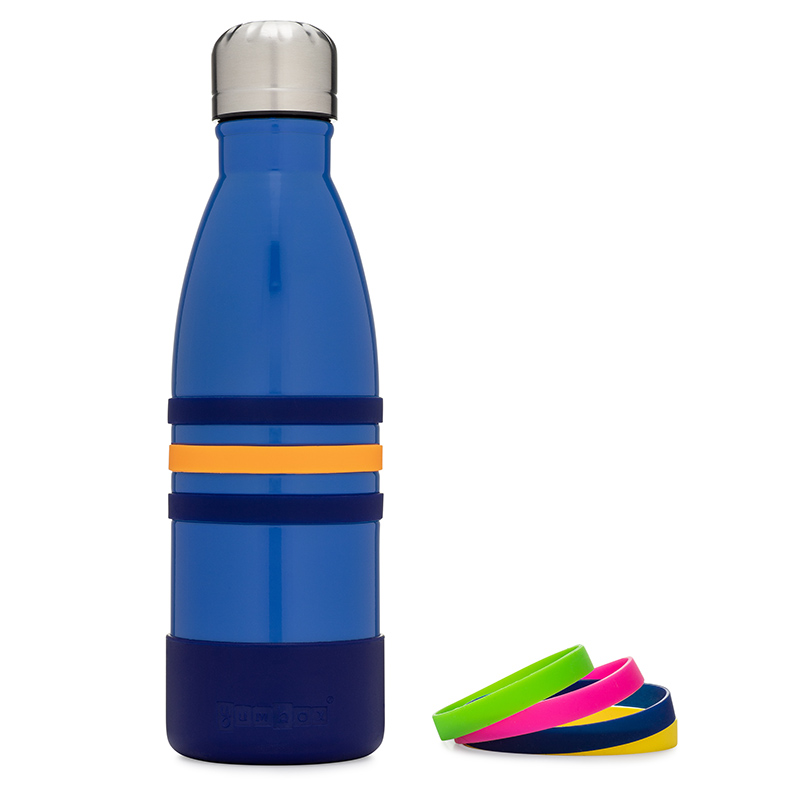 Yumbox Aqua Stainless Steel Bottle - Ocean Blue - 420ml
