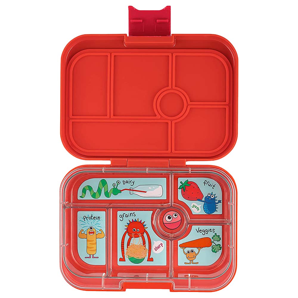 Yumbox - Safari Orange 6 Compartment Snack Box - Jungle