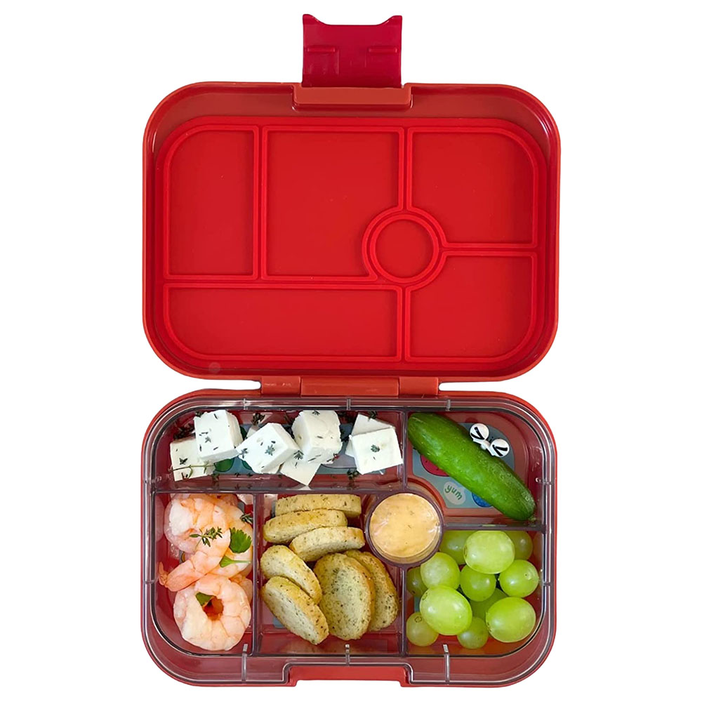 Yumbox - Safari Orange 6 Compartment Snack Box - Jungle
