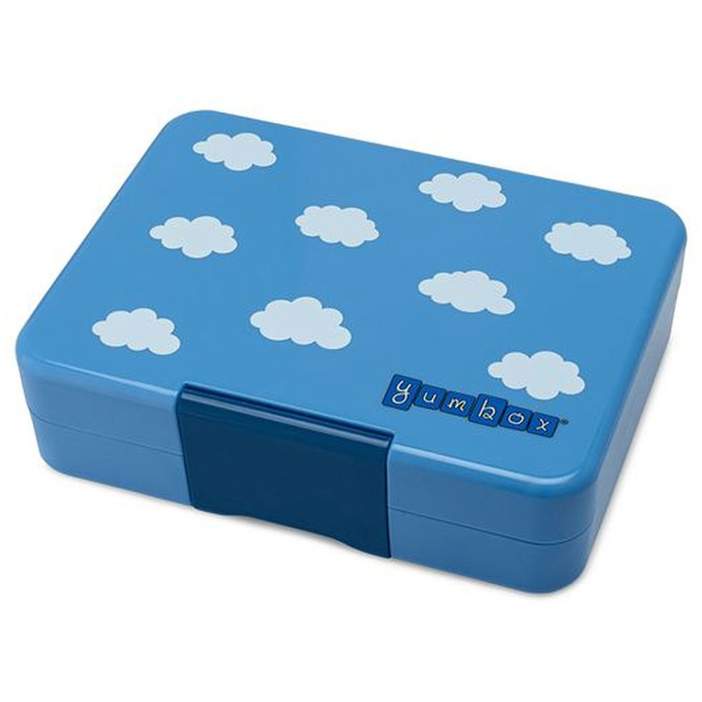 Yumbox - 3 Compartments Rainbow Snack Box with Cloud - Sky Blue