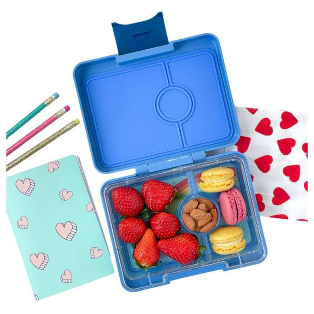 Yumbox - 3 Compartments Rainbow Snack Box with Cloud - Sky Blue