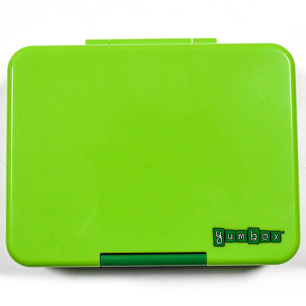 Yumbox - 3 Compartment Snack Box - Lime Green