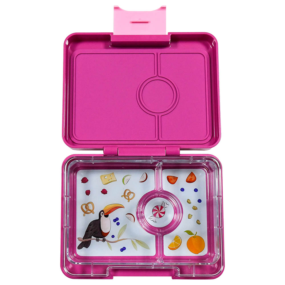 Yumbox - 3 Compartment Mini Snack Box - Malibu Purple