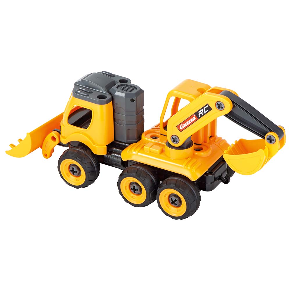 Carrera - RC 1:18 First Backhoe Loader - Yellow