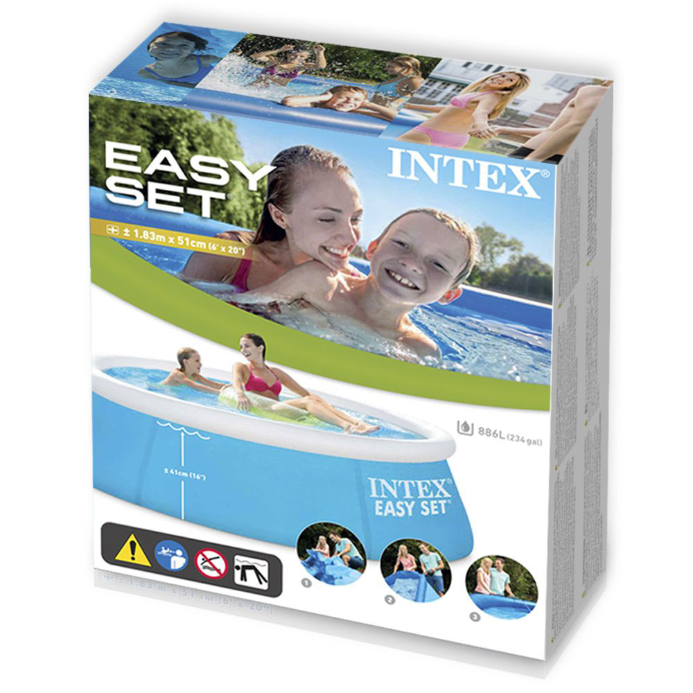 Intex Easy Set Pool Without Pump (6ft)