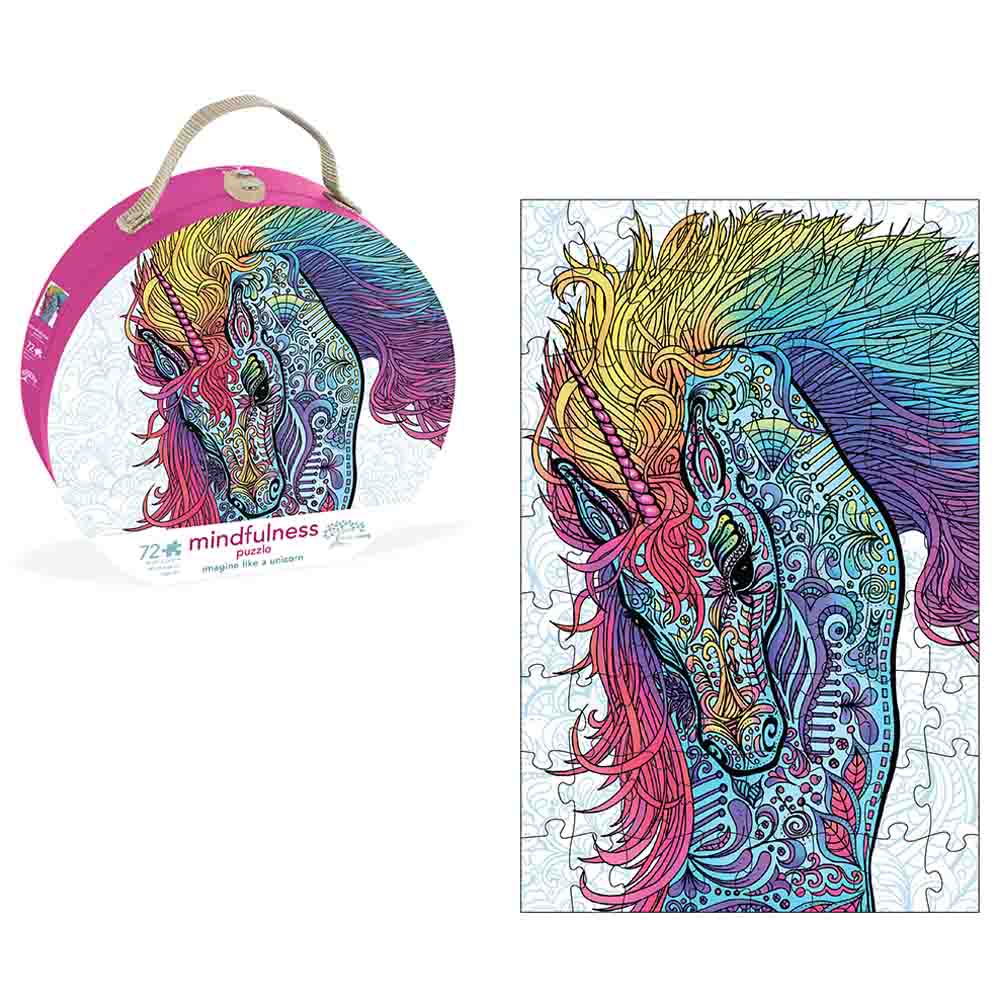 Ambassador Games - Mindful Puzzle - Brave As A Unicorn - 72pcs