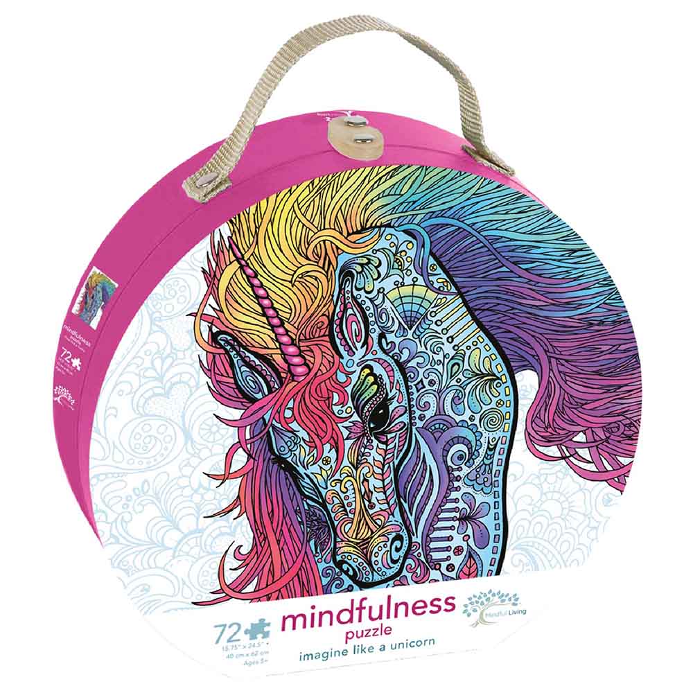 Ambassador Games - Mindful Puzzle - Brave As A Unicorn - 72pcs