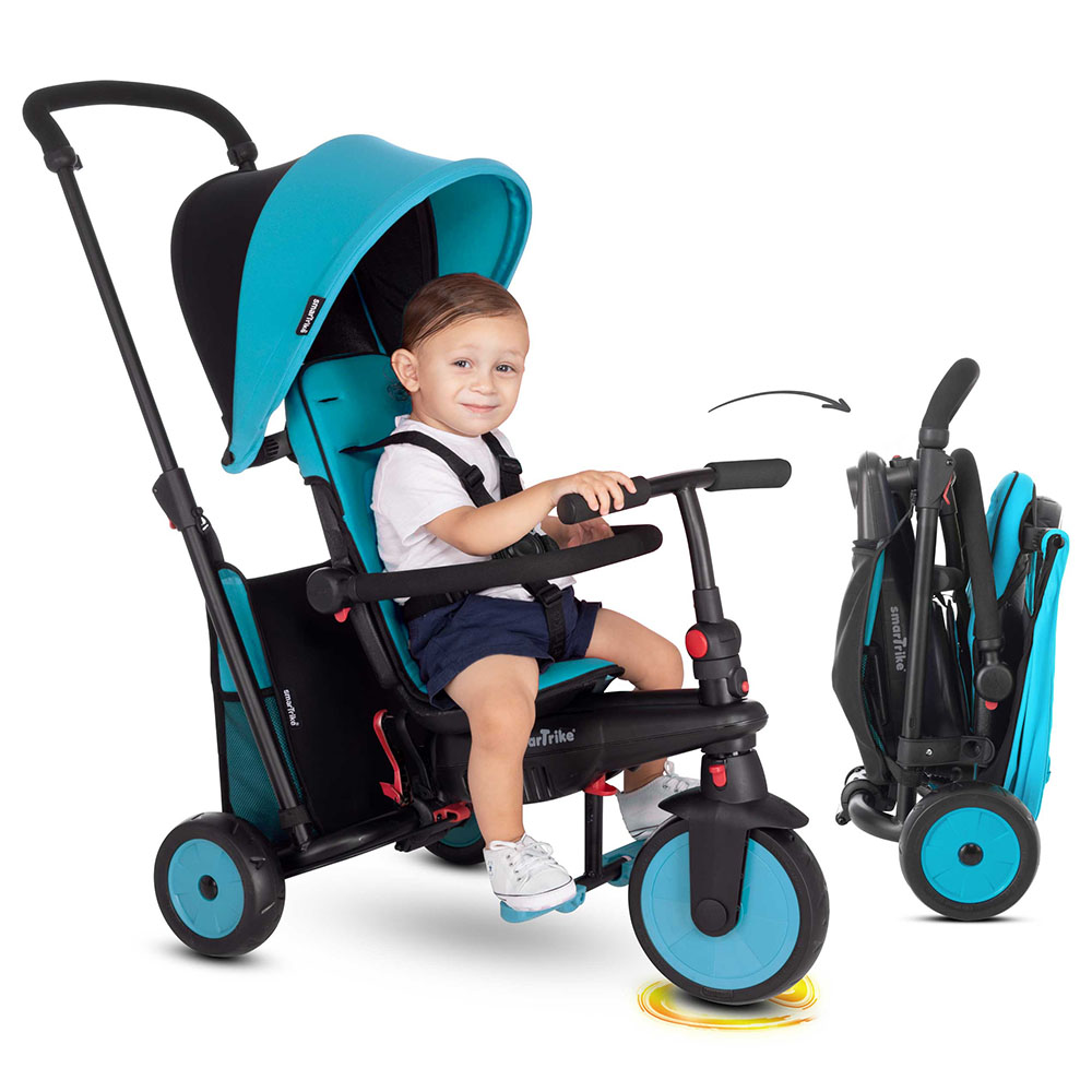 SmarTrike - STR3 Folding Stroller Trike - Blue