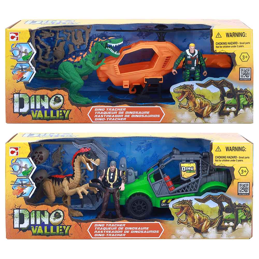 Chap Mei - Dino Valley Dino Tracker Playset - Assorted 1pc