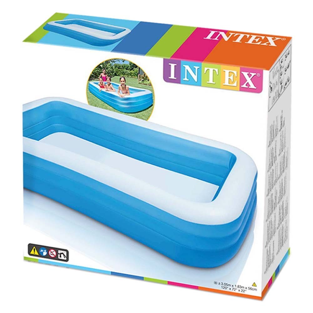 Intex - Inflatable Family Pool - Blue